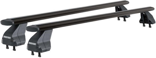Menabo Bare De Acoperiș Din Aluminiu Pentru Mazda CX-7 5D 2006-2012 Set Cu Picioare Negre