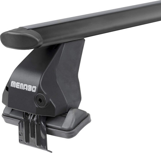 Menabo Bare De Acoperiș Din Aluminiu Pentru Mazda 3 5D 2003-2009 Set Cu Picioare Negre