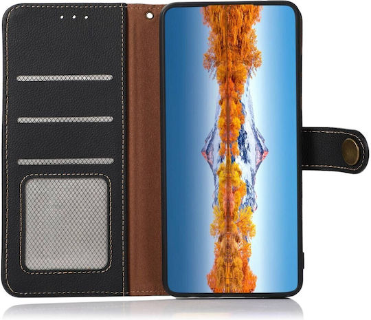 Khazneh Wallet Δερμάτινο Μαύρο (Xiaomi 17)