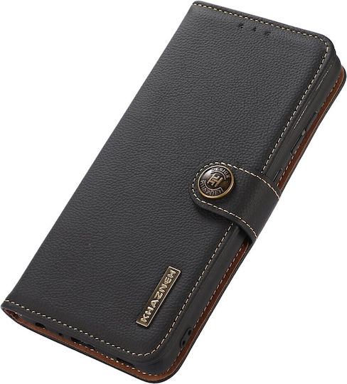 Khazneh Wallet Δερμάτινο Μαύρο (Xiaomi 17)