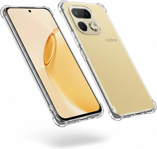 Techsuit Silicone Transparent Back Cover (Realme 16 Pro+)