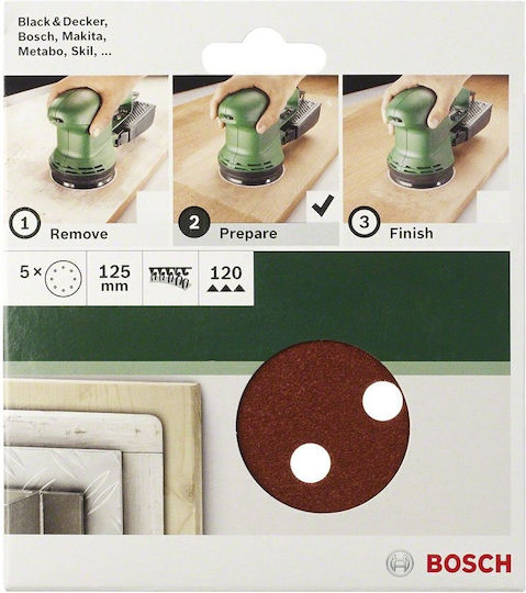 Bosch Лист За Орбитална Шлайфмашина С Отвори 150x150мм