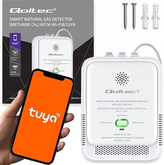 Qoltec Natural Gas Detector Wi-Fi