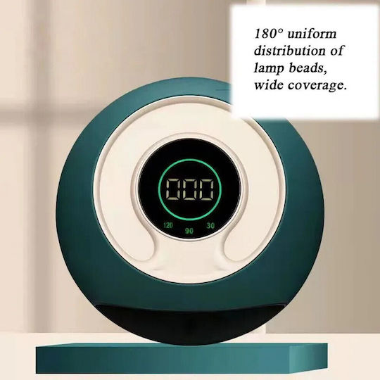 F11 Φουρνάκι Νυχιών UV 120W Πετρόλ