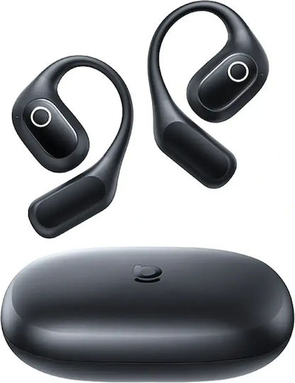 Baseus Eli 2i Fit Open Ear Bluetooth Handsfree Ακουστικά με Αντοχή στον Ιδρώτα και Θήκη Φόρτισης Μαύρα