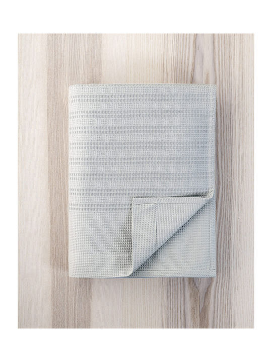Nima Κουβέρτα Πικέ Υπέρδιπλη 240x260εκ. Dune Gray