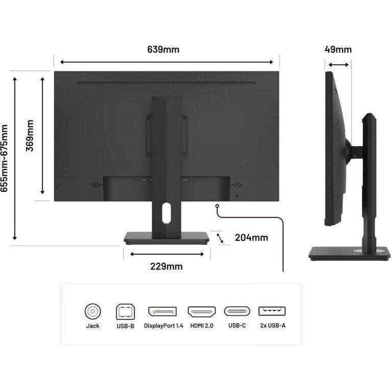 Japannext Monitor IPS JN-IPS282UHDR-C65W 28