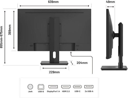 Japannext Monitor IPS JN-IPS282UHDR-C65W 28" 4K 3840x2160