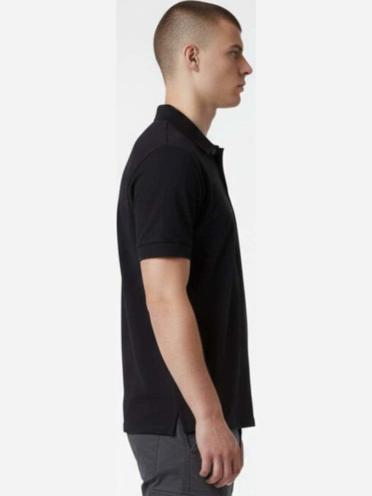 Polo Bluza Tricou Cu Mânecă Scurtă Neagră