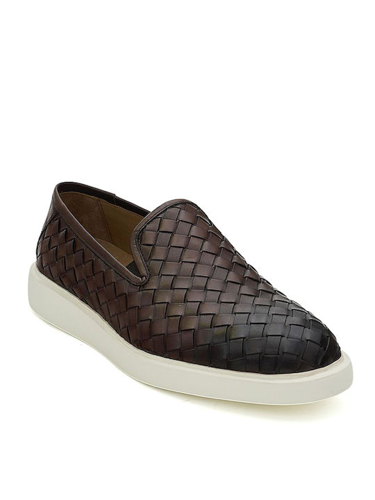 Philippe Lang Men's Loafers In Brown Colour