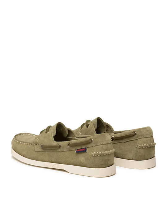 Navigator Ανδρικά Boat Shoes σε Πράσινο Χρώμα