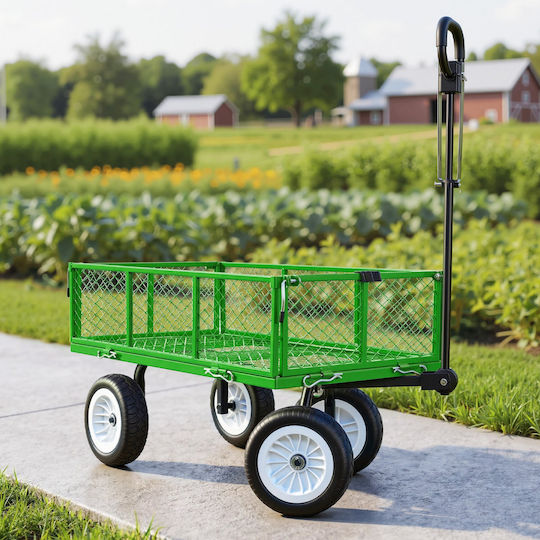Metallic Garden Cart with Maximum Load Capacity 408kg