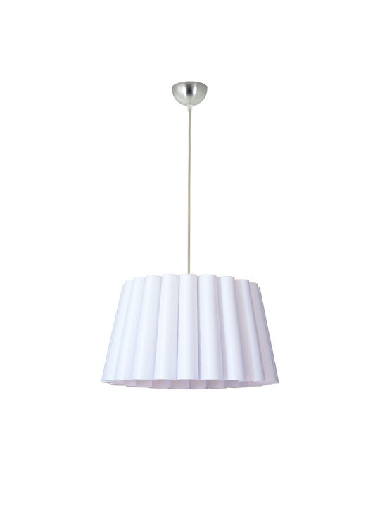 Veis Aether Lumini Suspendate Alb Cu Bază De Bec E27 42x42x25cm