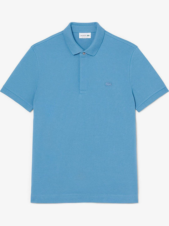 Polo Short Sleeve Blouse Light Blue