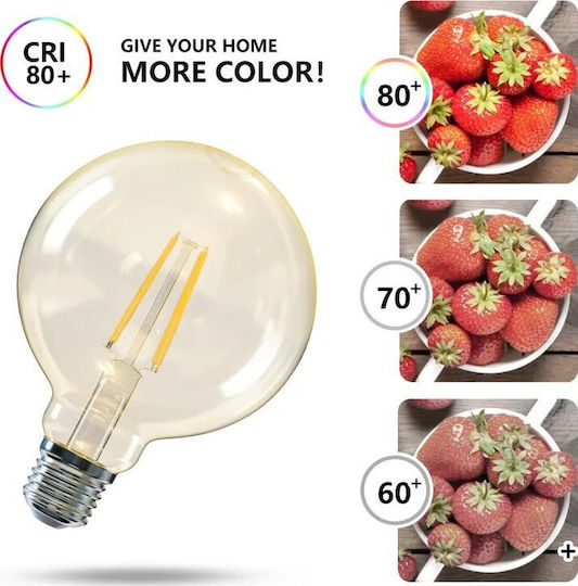 Best Service Λάμπα LED 8W για Ντουί E27 και Σχήμα G125 700lm