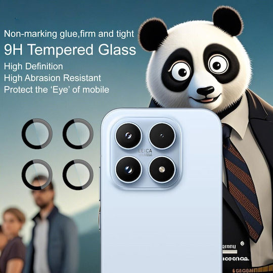 Imak Προστασία Κάμερας Tempered Glass Μαύρο για το Xiaomi 17 5g