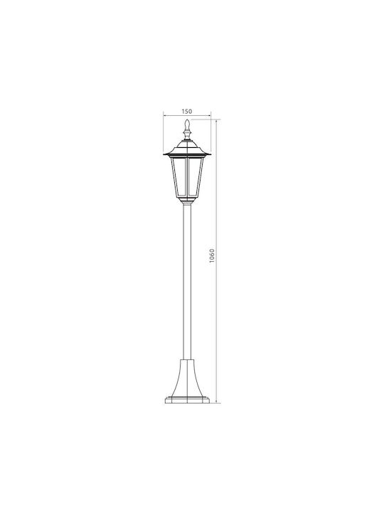 Vivalux Maribor Post Mic 60W 106x15x15cm