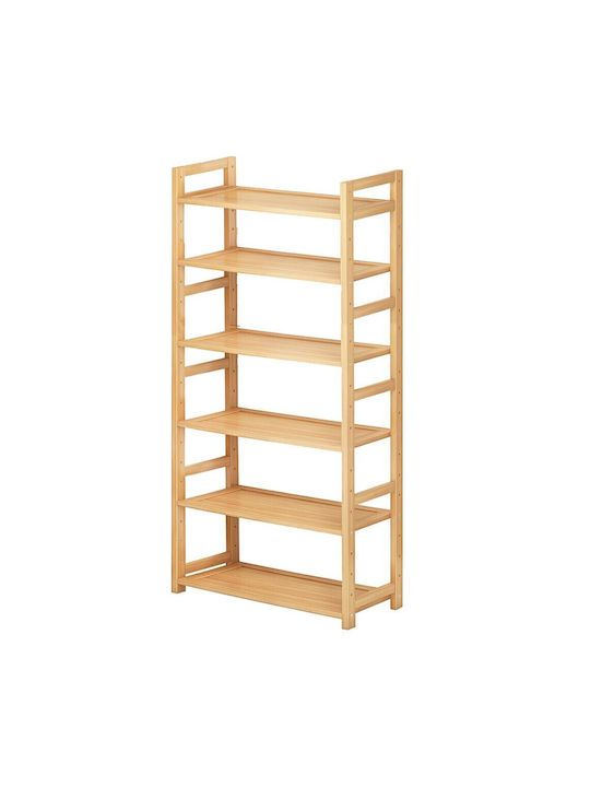 Bücherregal Bambus 70x25x155cm