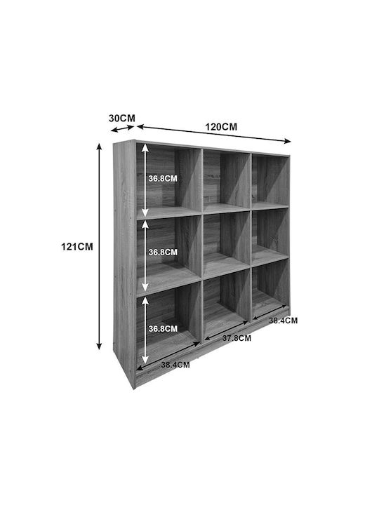 Етажерка Gridea Sonoma 119.5x30x121 см