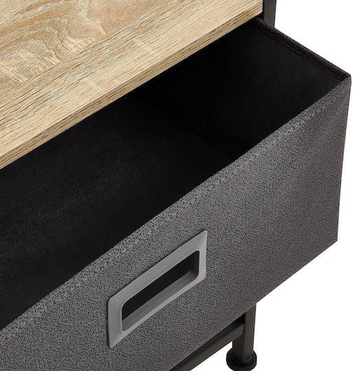 Hallway Furniture with Hanger Shoe Rack and Wardrobe Grey 45x30x160cm