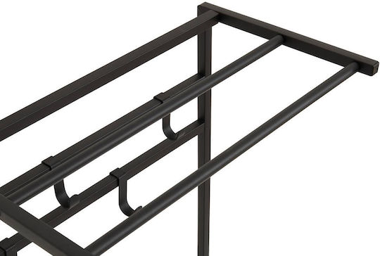 Hallway Furniture with Hanger Shoe Rack and Wardrobe Grey 45x30x160cm