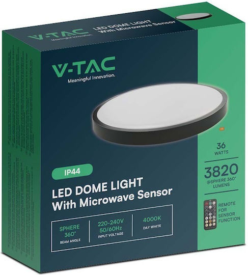 V-TAC Parallelogram Outdoor LED Panel 30W with Natural White Light 4000K 42x6.5cm