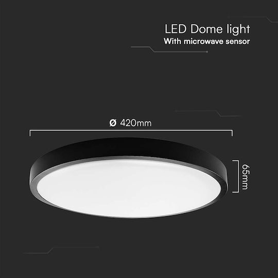 V-TAC Parallelogram Outdoor LED Panel 30W with Natural White Light 4000K 42x6.5cm