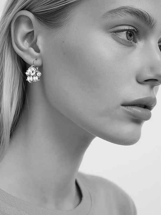 Dyrberg/Kern Dangle Earrings Made of Gold Plated Steel