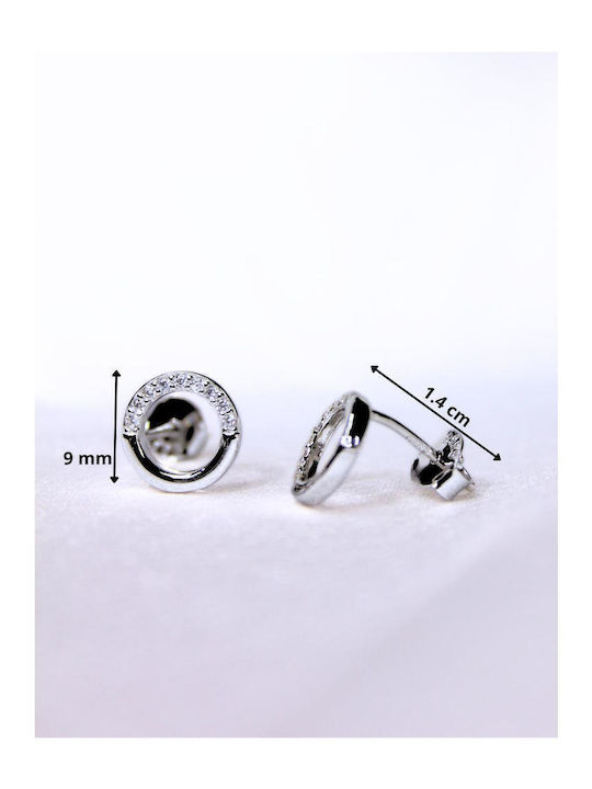 Silber Ohrringe mit Steinen