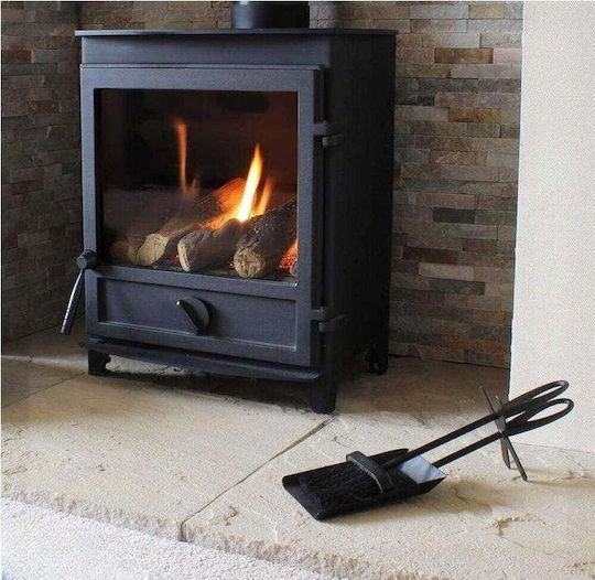 Farasaki Fireplace Tongs Black