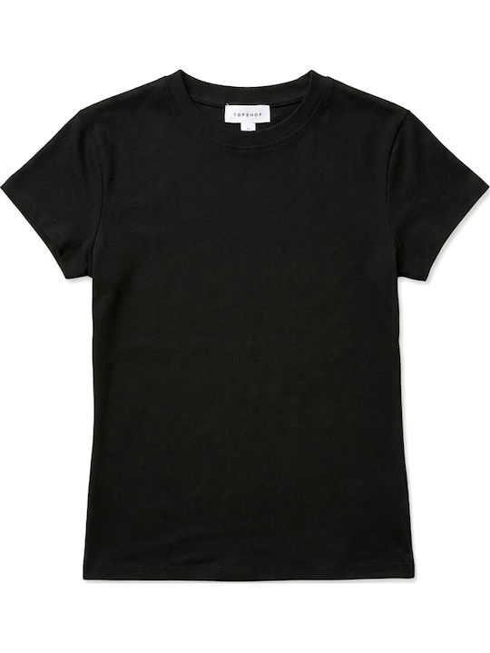 Γυναικείο Crop T-shirt Μαυρο