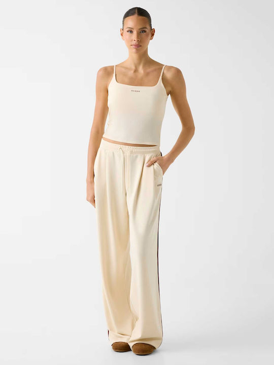 Athleisure W Дамска Блуза Без Ръкави Екрю
