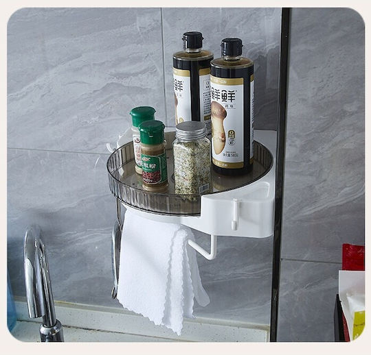 Alista Home Wall Mounted Bathroom Shelf Plastic 29x29x6cm Gray