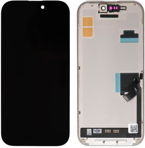 Οθόνη OLED Soft με Μηχανισμό Αφής για Apple Iphone 16 Pro (Μαύρο)