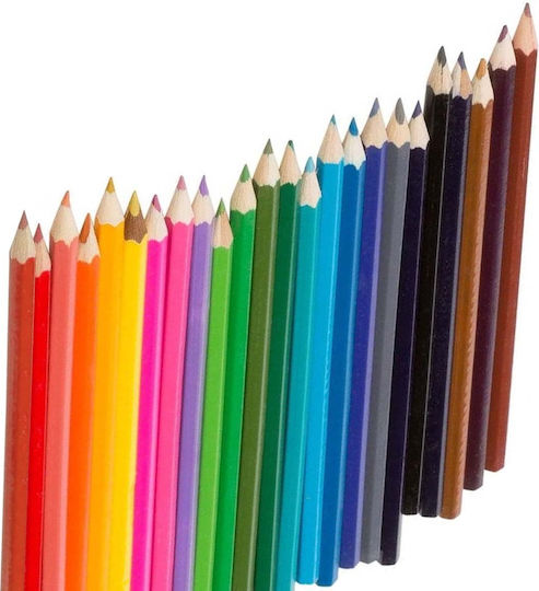 Topwrite Set 12 Colored Pencils Sharpener Storage Tube Multicolour