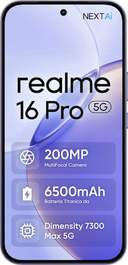 Realme 16 Pro 5G Dual SIM (8/512GB) Lila