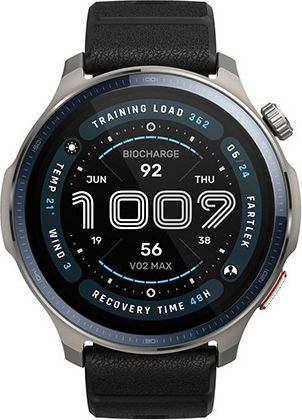 Amazfit Balance 2 47mm Wasserdicht Smartwatch mit Pulsmesser (Schwarz)