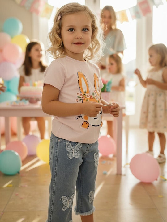 Kids Clothing Set with Pants Summer 2 Pieces Lilac