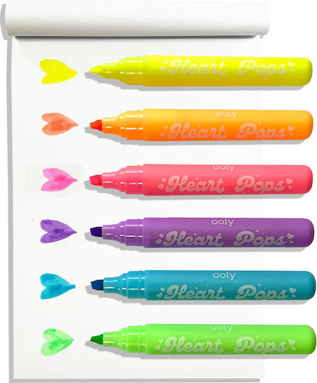 Ooly Drawing Markers Neon Set 6 Colours
