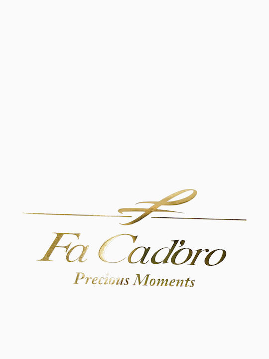 Fa Cad'oro Σταυρός από Επιχρυσωμένο Ασήμι