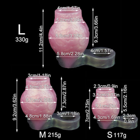 Manșon De Penis Din Silicon Piele 11.2cm