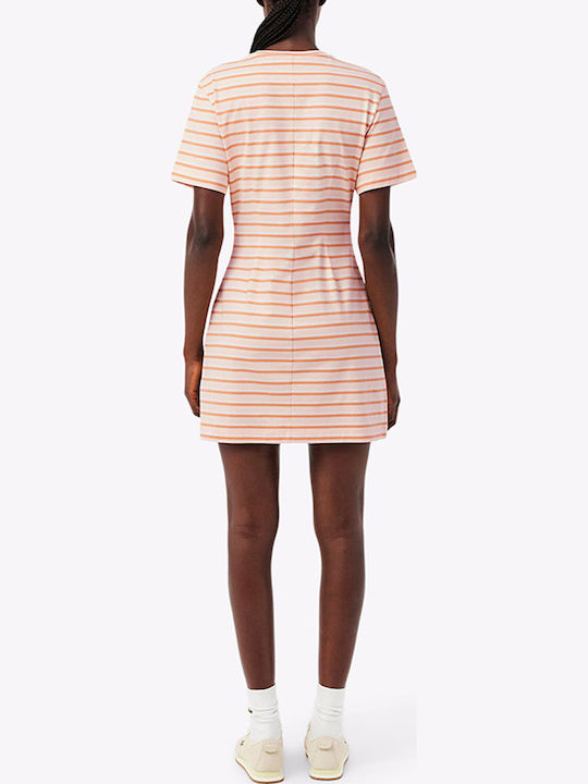 Summer T-Shirt Dress Light Coral