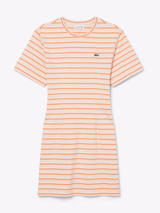 Summer T-Shirt Dress Light Coral