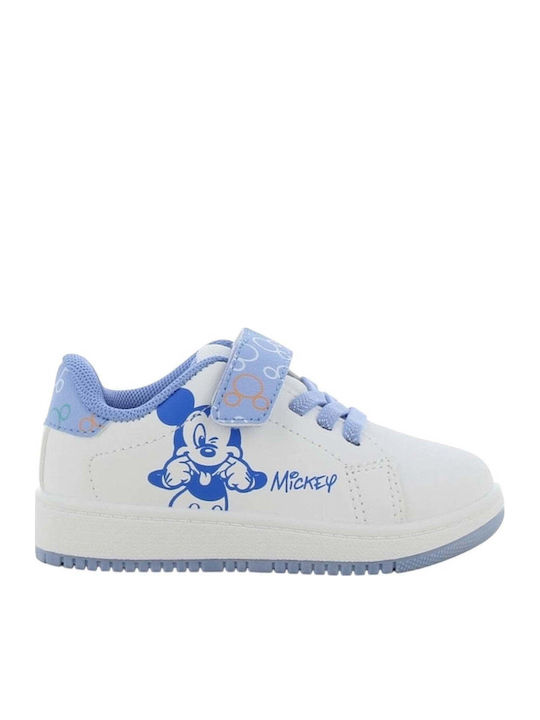 Sneaker Παιδικά Sneakers Ανατομικά με Σκρατς Λευκά