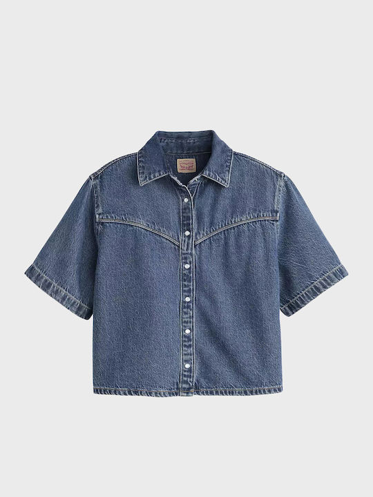 Long Sleeve Women's Shirt Blue