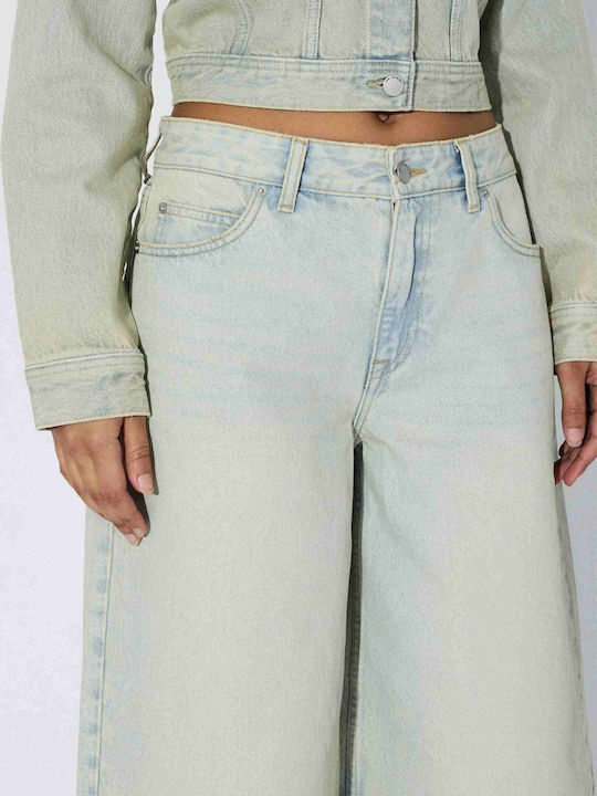 Bree Women's Jean Bermudas Stream Pale Vintage Worn