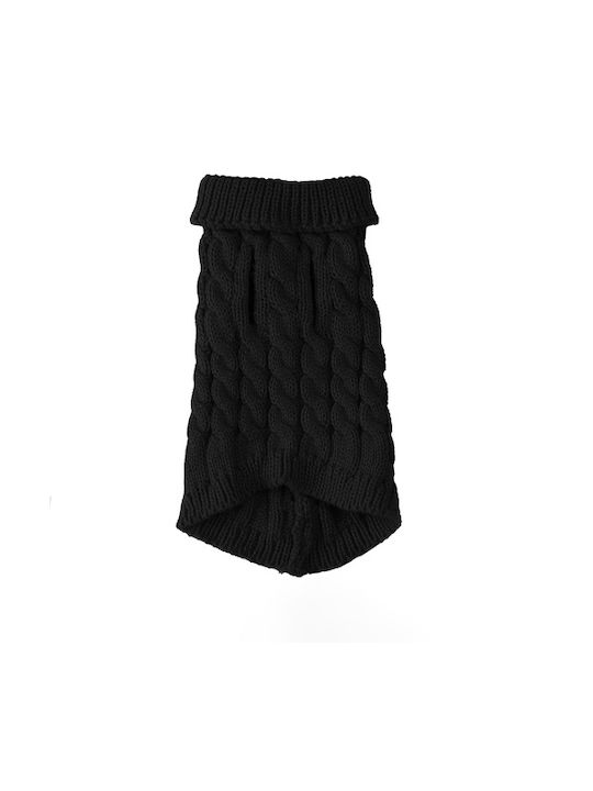 Pet Vest Leash Hole Size L 36 X 18 Cm Black
