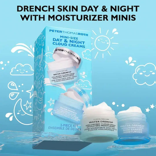 Peter Thomas Roth Water Drench Mini Day & Night Cloud Creams Set Cadou Intens Hidratant