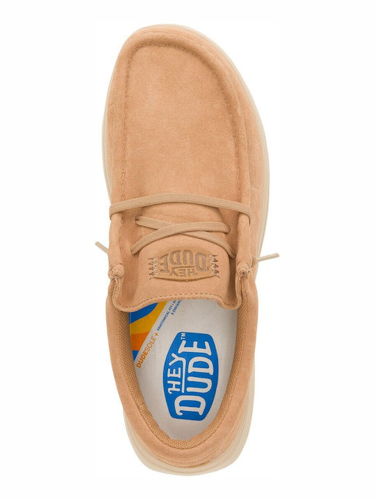 Leather Men's Moccasins in Brown Colour