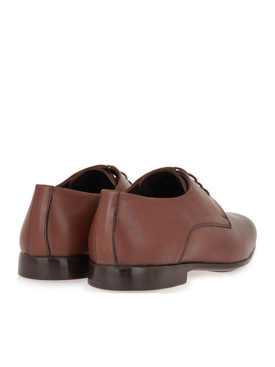 Leather Men's Moccasins in Tabac Brown Colour